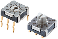 Image of CUI Devices' 7.2 mm Micro Rotary DIP Switches