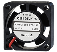 Image of CUI Devices CFM-25B/CFM-30B Series DC Axial Fans