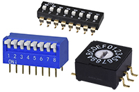 Image of CUI Devices DIP Switches (click to enlarge)
