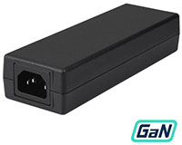 Imagen de los adaptadores de escritorio de GaN de 160 W de la serie SDI160G-UD de Bel Power Solutions / CUI brand