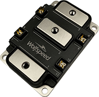 Imagen del módulo de medio puente de carburo de silicio XM3 de 1200 V y 450 A de Wolfspeed