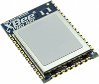 Imagen de los módulos de RF Digi XBee y Digi XBee-PRO Zigbee de Digi