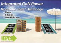 Image of EPC's EPC2100 Transistors and EPC9036 Dev Board