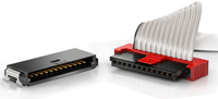 Image of ERNI's MiniBridge Single Row Connector