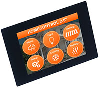 Imagen del módulo de pantalla inteligente uniTFTs020-ATC de 2.8” de Display Visions