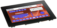 Image of Display Visions' 7.0" Intelligent TFT IPS Display Module with Graphics Development Software