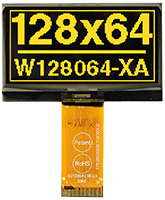Image of Display Vision's W128064-XALG Compact Low-Power OLED Display