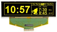 Image of Electronic Assembly/Display Visions W256064-XALG Compact Low-Power OLED Display