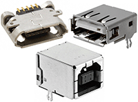 Image of Amphenol FCI's USB 2.0 and Micro USB 2.0 Connectors
