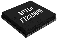 Imagen del puente USB FT233HPQ de FTDI