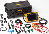 Imagen del analizador trifásico de calidad eléctrica de la serie 1770 de Fluke Electronics