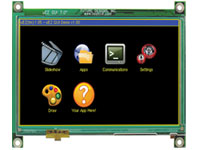 Image of FDI's 7.0' Resistive Touchscreen LCD GUI