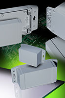 Image of Hammond Manufacturing's 1555F Series IP68 Wall Mounted Enclosures for Harsh Environments