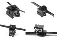 Imagen de amarres de cables y conjuntos de clip de borde de Hellermann Tyton