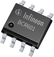 Image of Infineon's BCR601 - Linear LED IC with Active Headroom Control