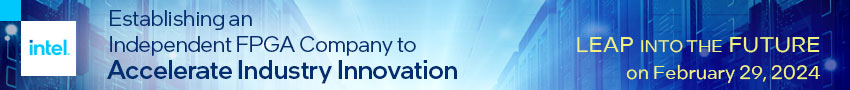 Image of Intel's Establishing an Independent FPGA Company to Accelerate Industry Innovation Webinar