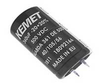 Image of Kemet Automotive Aluminum Electrolytic Capacitors