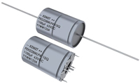 Imagen del condensador de ultra alto CV para automoción de KEMET - Serie PEH228/PEG228