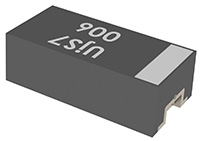 Imagen de los capacitores de polímero de grado automotriz y tamaño pequeño de la serie T597 de KEMET