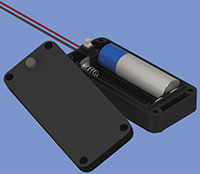 Image of Keystone's IP65 Water Resistant AA Covered Battery Holders