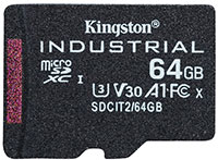 Image of Kingston's Industrial MicroSD Memory Card