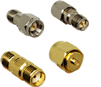 Imagen de los adaptadores coaxiales de RF de TE Connectivity Linx