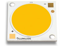 Imagen de las matrices LUXEON CoB 1216 de LUMILEDS