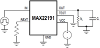 Image of Analog Devices' MAX22191 Integrated Circuit Schematic