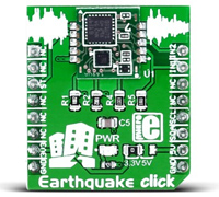 Imagen de la Earthquake Click Board™ MIKROE-2561 de Mikroelektronika