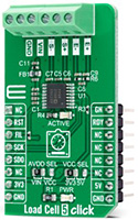Imagen de la placa 5 Click de celdas de carga MIKROE-4510 de MikroElektronika