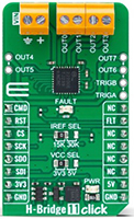 Image of MikroElectronika's MIKROE-5636 H-Bridge 11 Click board™