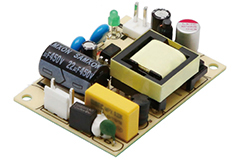 Image of Mornsun's LO Series 10 W to 65 W Open Frame AC/DC Power Supplies