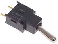 Image of NKK Switches' A-Series Process-Sealed Subminiature Toggles