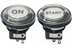 Image of NKK's LB series Illuminated Pushbutton Switch