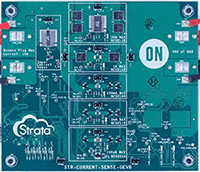 Imagen de la placa de evaluación STR-CURRENT-SENSE-GEVB de onsemi