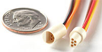 Imagen de los conectores circulares Serie Micro® 360 de Omnetics