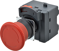 Image of Omron's A22NE-PD Emergency Stop Switch
