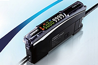 Imagen de los amplificadores de fibra de 2 canales E3NX de Omron Automation and Safety