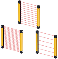 Imagen de las cortinas ópticas de seguridad F3SG-SR de Omron