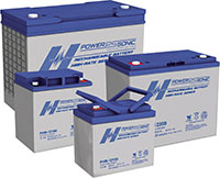 Image of Power Sonic's PHR line Sealed Lead-Acid Batteries
