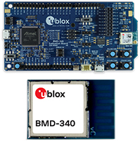 Imagen del módulo Bluetooth 5 + Thread BMD-340 de u-blox