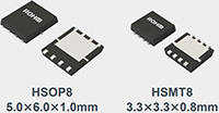 Imagen de los MOSFET RS6xxx y RH6xxx de Rohm