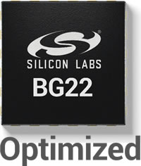 Image of Silicon Labs EFR32BG22 Bluetooth Low-Energy 5.2 SoC Family