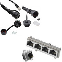 Image of Stewart Connector's SealJack Harsh Environment RJ45 Modular Jacks and Cable Applied Series