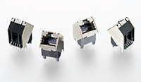 Image of TE Amp 45 Degree Angled RJ45 Connectors