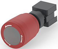 Image of TE Connectivity's PBE16 Series Pushbutton Emergency Stop Switch