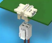 Conector pasante a través de placa invertido de alta potencia
