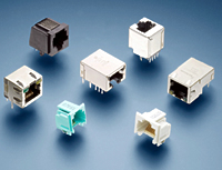 Imagen de los conectores jack modulares de TE Connectivity