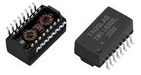 Imagen de los transformadores magnéticos de la serie Exos de Taoglas