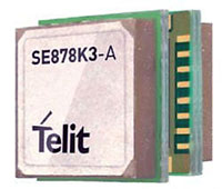 Imagen del módulo de antena inteligente Jupiter SE878K3-A de Telit Cinterion